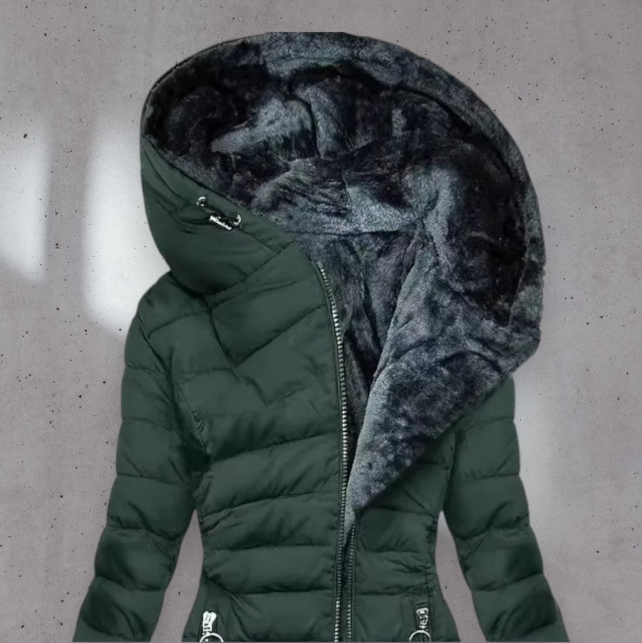 La veste d'hiver parfaite doublée de fourrure