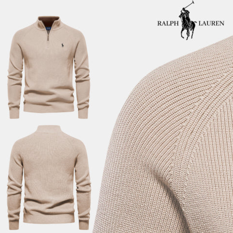 RALPH LAUREN Zipped Neck Sweater