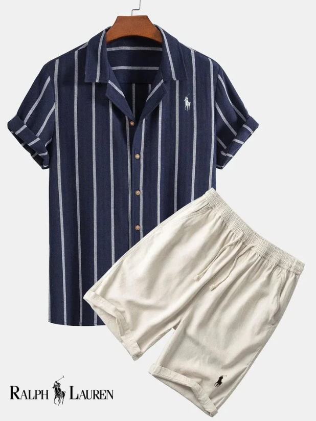 Striped ralph lauren set