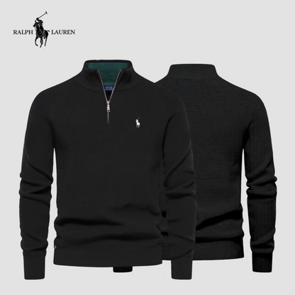 RALPH LAUREN Zipped Neck Sweater