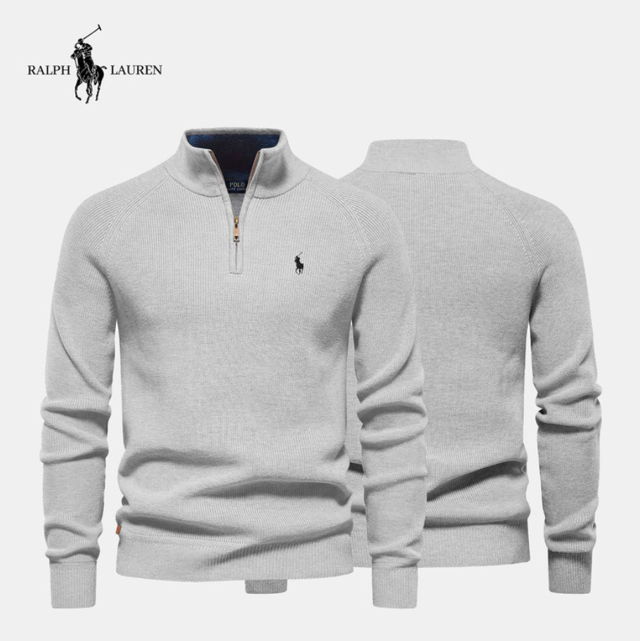 RALPH LAUREN Zipped Neck Sweater