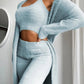 3-Piece Fuzzy Fleece Loungewear Set